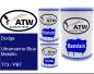 Preview: Dodge, Ultramarine Blue Metallic, T73 / PBT: 500ml Lackdose + 500ml Klarlack + 250ml Härter - Set, von ATW Autoteile West.